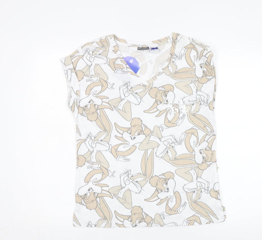 Womens UK Size S Beloved Multicoloured  T-Shirt