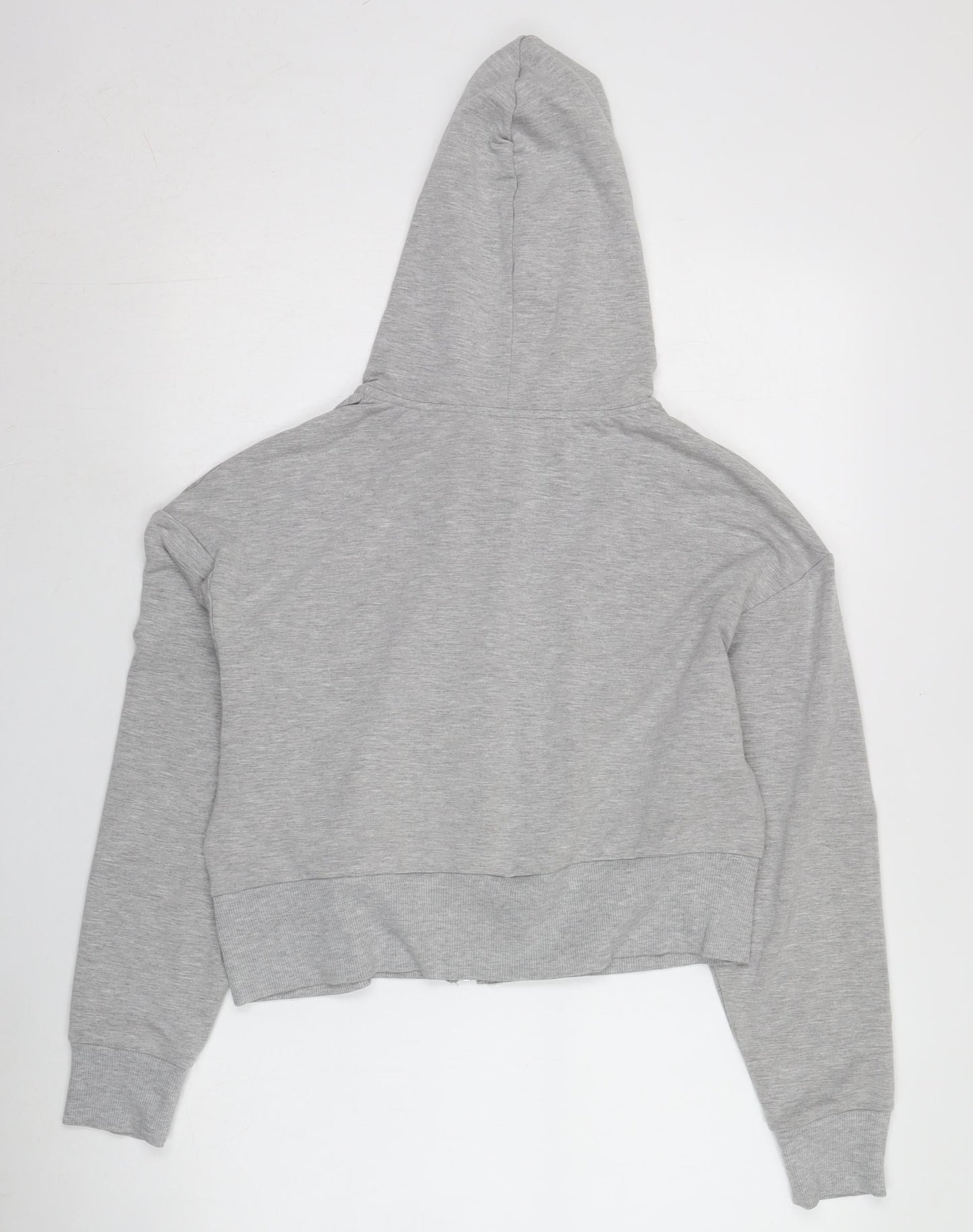 Cotton On Women's Grey Full Zip Hoodie, Size M