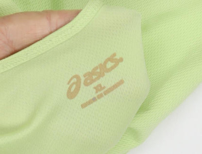 Unisex Adults UK Size XL ASICS Green Basic T-Shirt