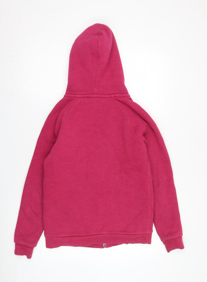 Womens UK Size 8 Jack Wills Red Full Zip Hoodie