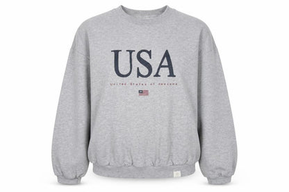 Unisex Adults UK Size S Pull & Bear Grey Pullover Sweatshirt