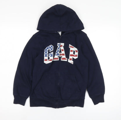 GAP Boys Blue Full Zip Hoodie M