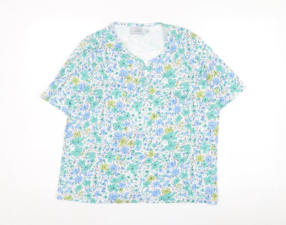 Womens UK Size L Honor Millburn Multicoloured Basic T-Shirt