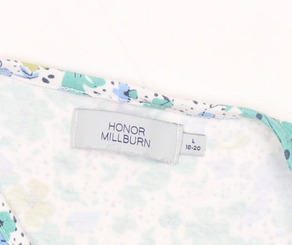 Womens UK Size L Honor Millburn Multicoloured Basic T-Shirt