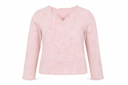 Kash Women's Pink Blouse Size 16 V-Neck Long Sleeve