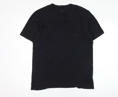 Mens UK Size XL Boss Black  T-Shirt