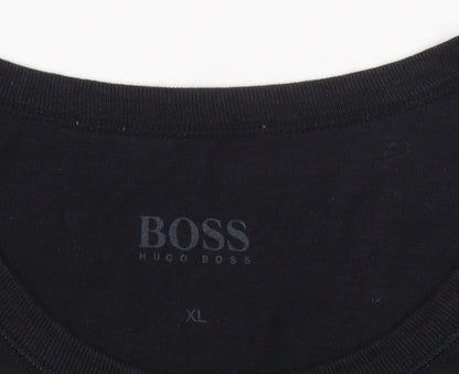 Mens UK Size XL Boss Black  T-Shirt