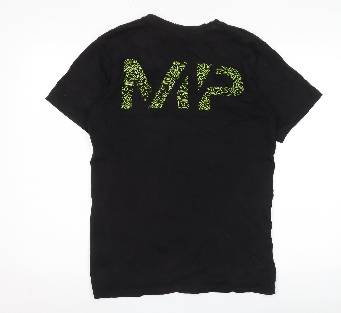 MP Black Men's T-Shirt Size S Cotton Crew Neck