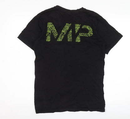 MP Black Men's T-Shirt Size S Cotton Crew Neck