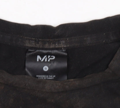 MP Black Men's T-Shirt Size S Cotton Crew Neck