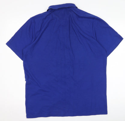 Peter Storm Men's Blue Polo Shirt - L, Casual, Short Sleeve