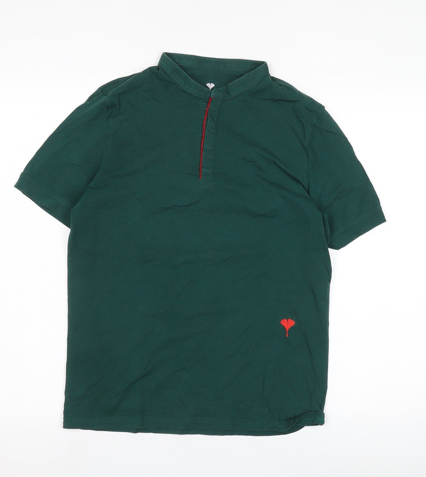 Ginkgo Unisex Green Polo Shirt XL - Casual Style