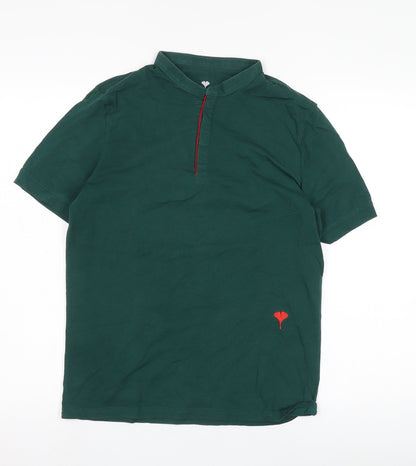 Ginkgo Unisex Green Polo Shirt XL - Casual Style