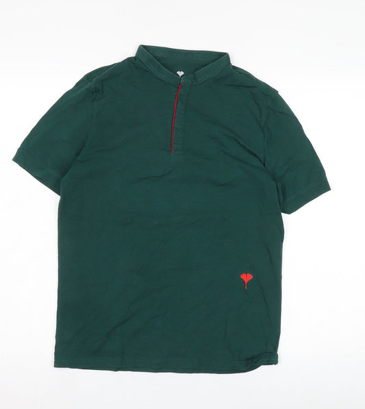 Ginkgo Unisex Green Polo Shirt XL - Casual Style