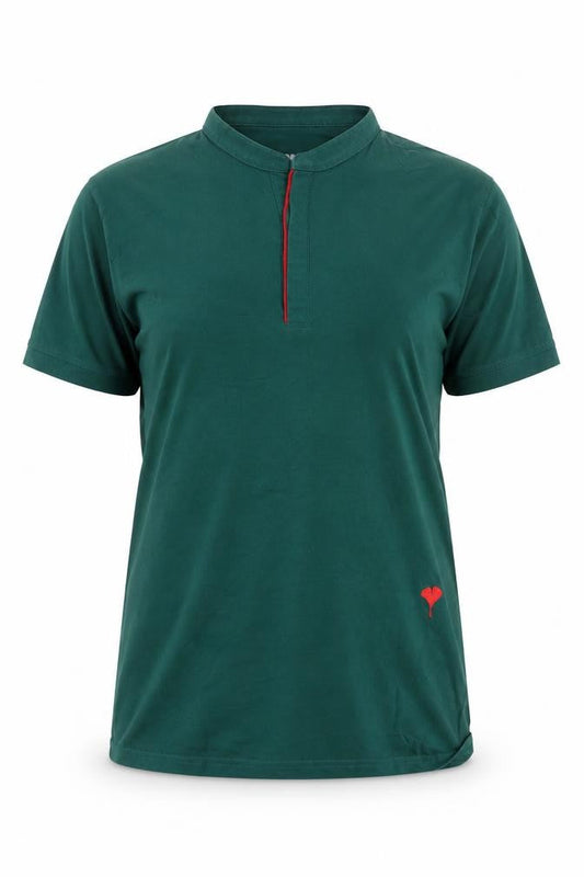 Ginkgo Unisex Green Polo Shirt XL - Casual Style
