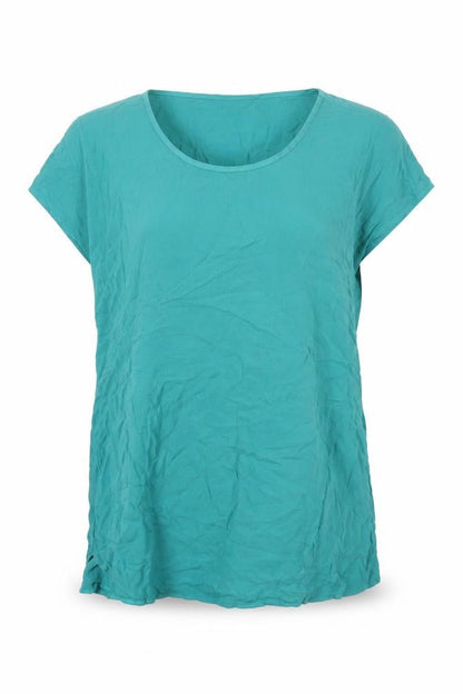 Womens UK Size XL VERO MODA Green Basic T-Shirt