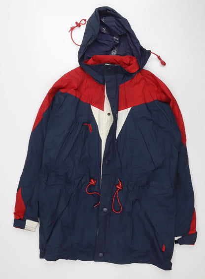 Mens UK Size S Gentini Multicoloured Windbreaker Coat