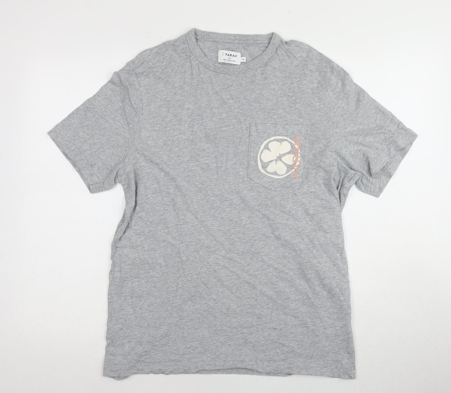 Mens UK Size M Farah Grey  T-Shirt