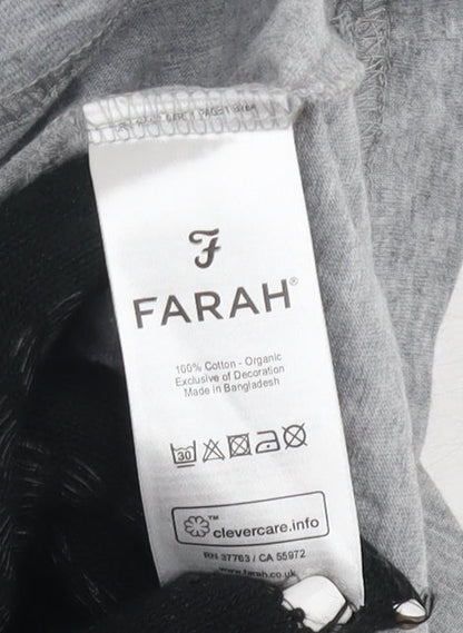 Mens UK Size M Farah Grey  T-Shirt