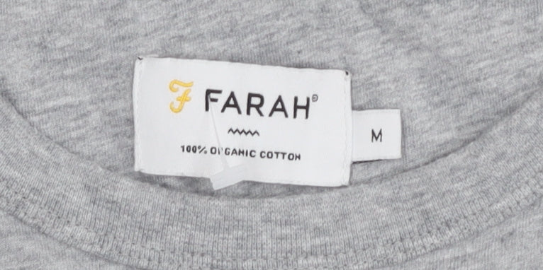 Mens UK Size M Farah Grey  T-Shirt