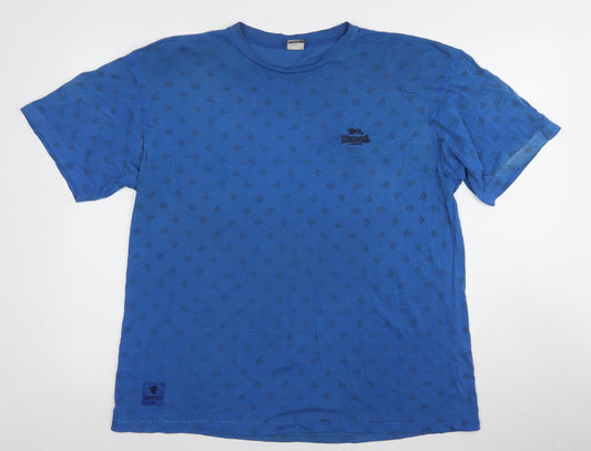 Lonsdale Men's Blue XL Graphic Print T-Shirt
