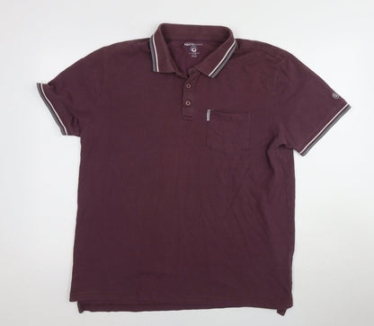 Lambretta Men's Purple Polo Shirt, Size 12, Short Sleeve