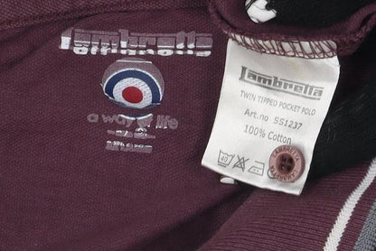 Lambretta Men's Purple Polo Shirt, Size 12, Short Sleeve