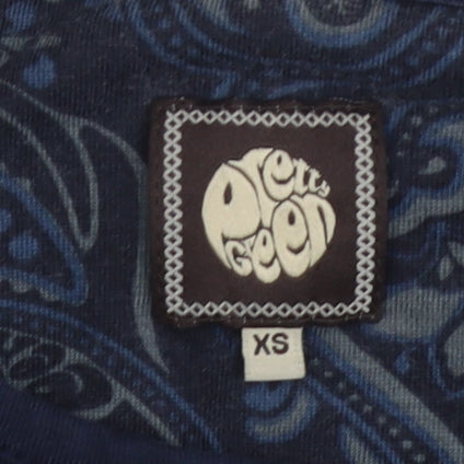 Pretty Green Men's XS Blue Graphic Print T-Shirt