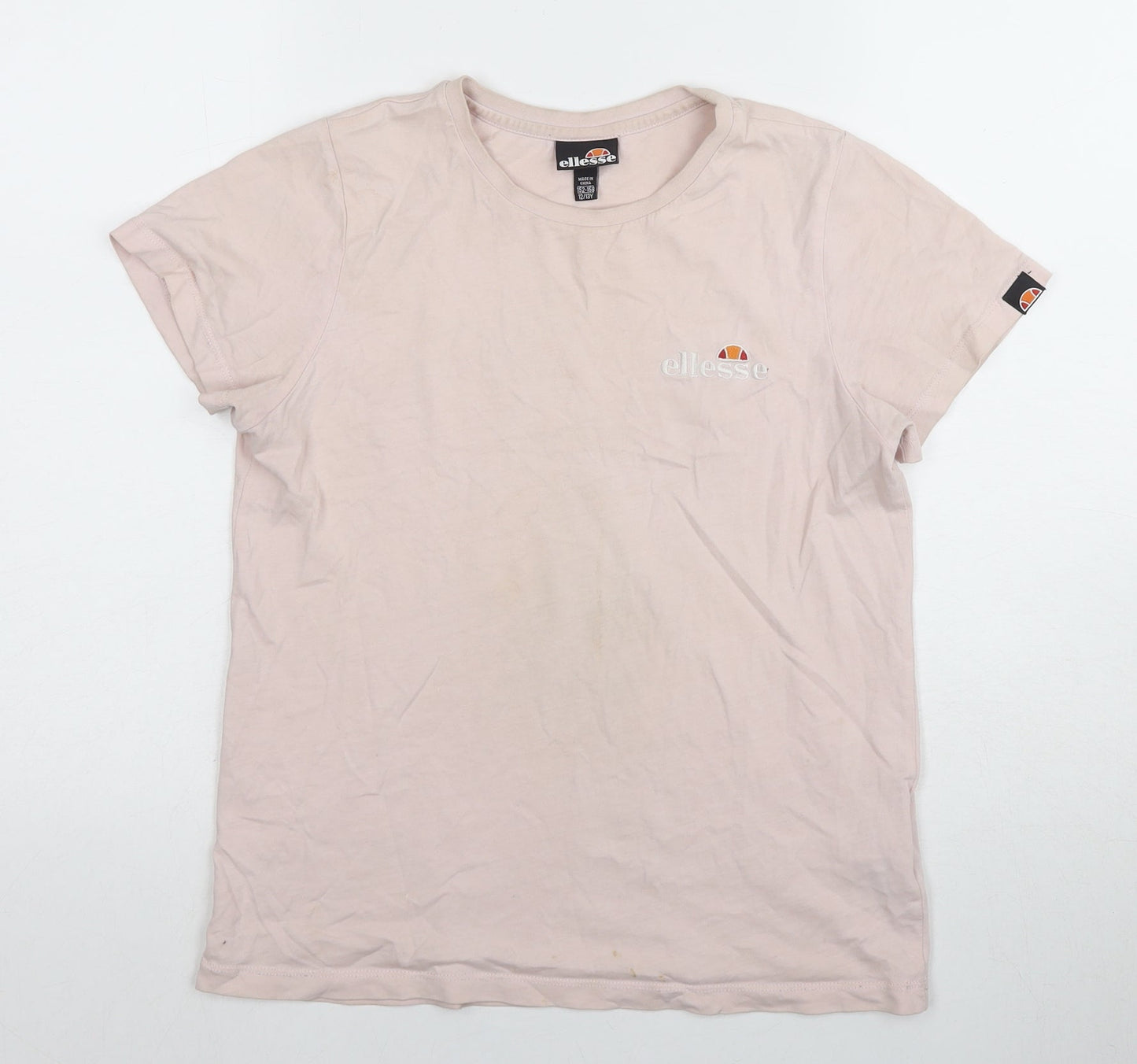 Womens UK Size M ellesse Pink Basic T-Shirt