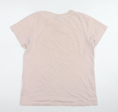 Womens UK Size M ellesse Pink Basic T-Shirt