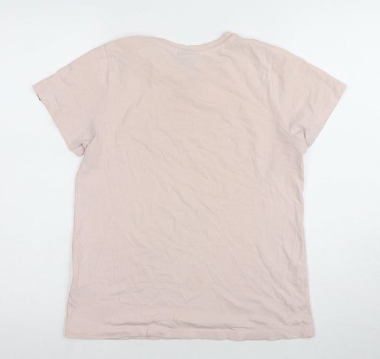 Womens UK Size M ellesse Pink Basic T-Shirt
