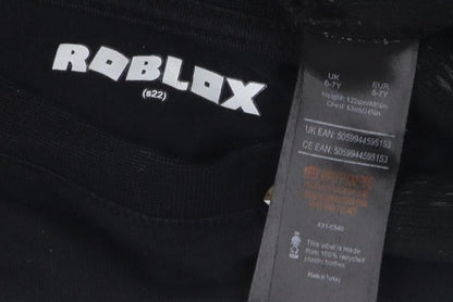 Roblox Boys Black Graphic T-Shirt - Size 8 Years