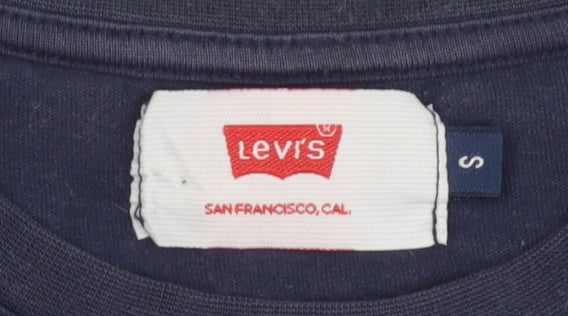 Levi's Men's Multicoloured Crew Neck T-Shirt, Size S