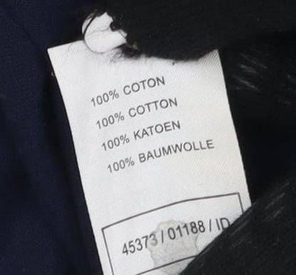 Damart Women's Blue Floral Button-Up Top 18