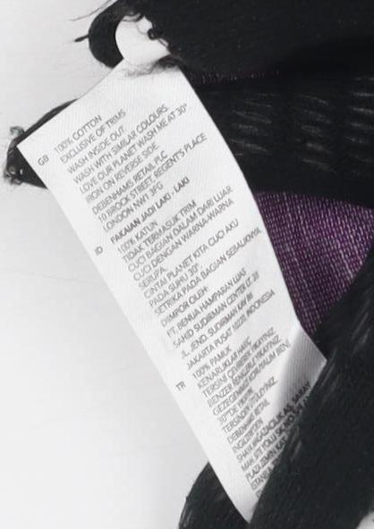 Maine Men's Purple Polo M Size Casual Cotton Top