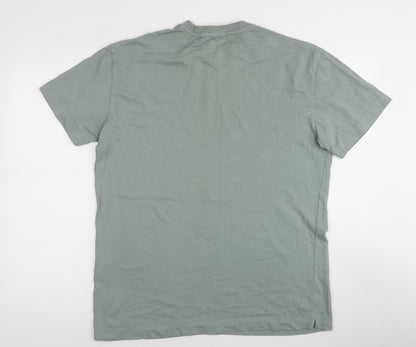 Reiss Men's Medium Green Short Sleeve T-Shirt