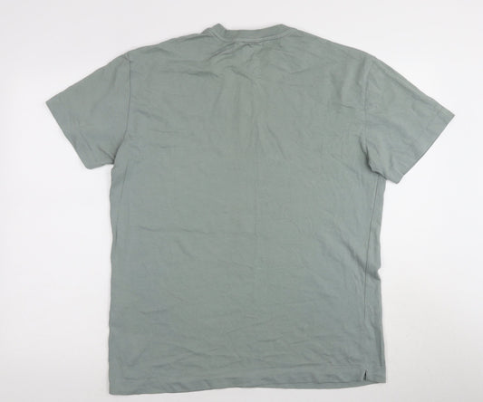 Reiss Men's Medium Green Short Sleeve T-Shirt