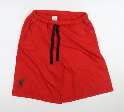 LFC Men’s Red Shorts, Size S, Casual Cotton Style