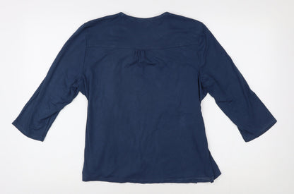 Womens UK Size 14 Honor Millburn Blue  Blouse