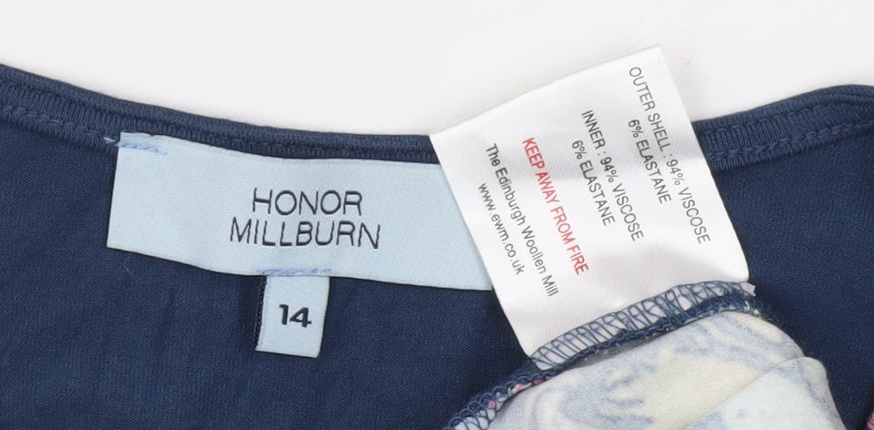 Womens UK Size 14 Honor Millburn Blue  Blouse