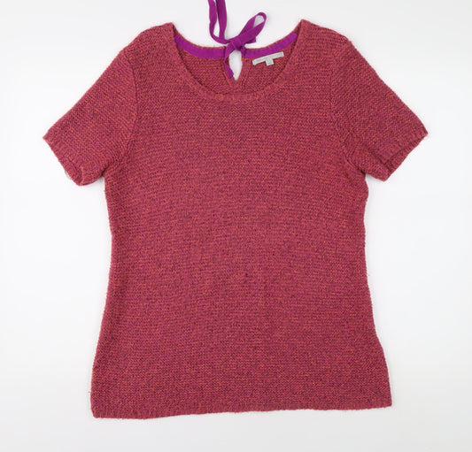 Gap Women's Pink Pullover Jumper Size L