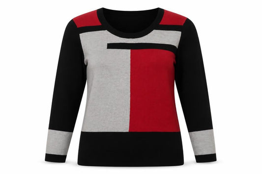 Womens UK Size S Precis Multicoloured Pullover Jumper