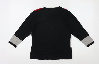 Womens UK Size S Precis Multicoloured Pullover Jumper