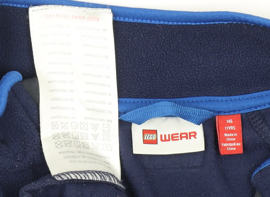 Lego Wear Boys Blue 11 Years Fleece Track Jacket