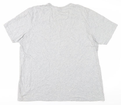 Superman Men's Grey XL Graphic Cotton T-Shirt