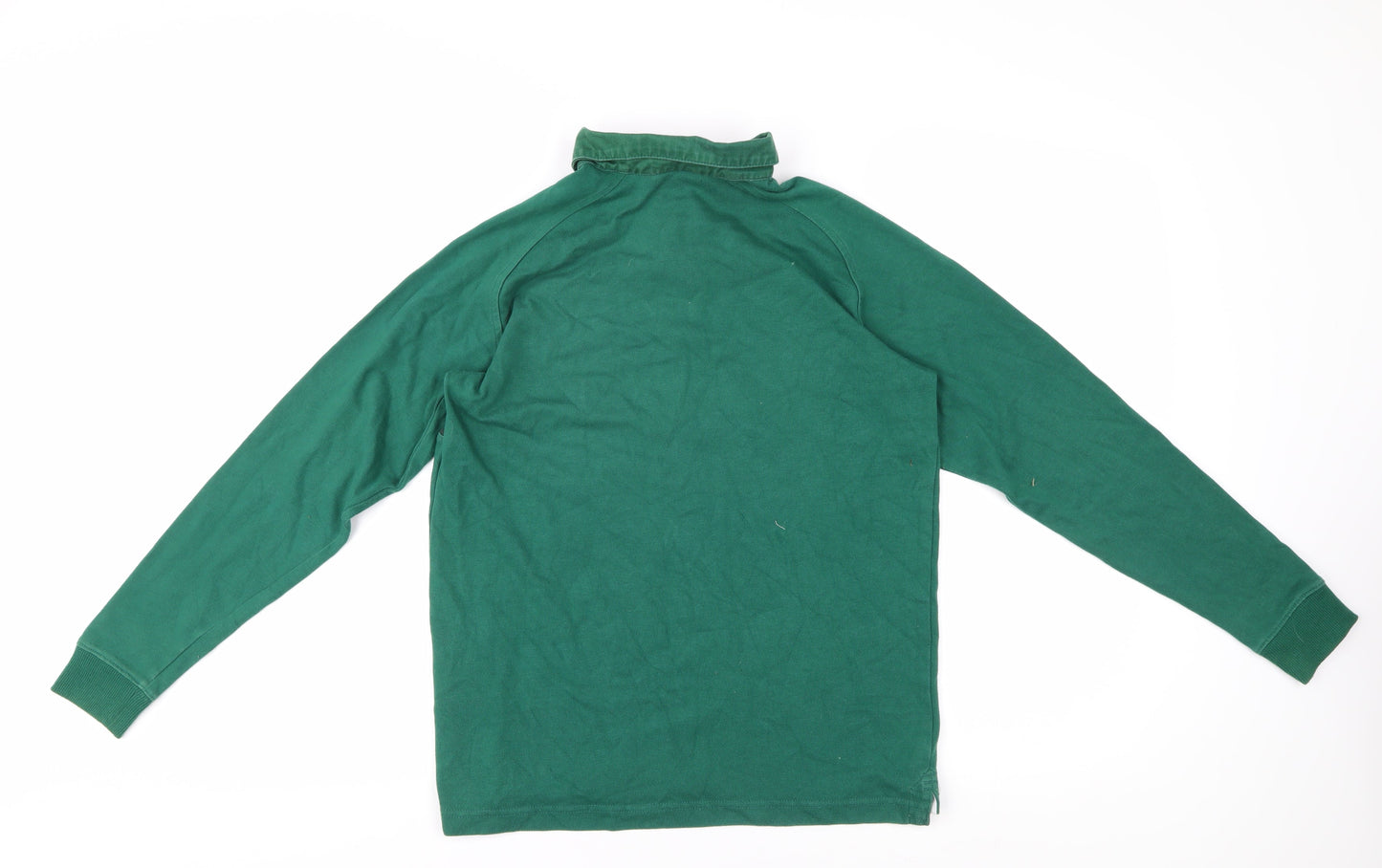 Canterbury Boys Green Rugby Polo Shirt, 12 Years, Long Sleeve