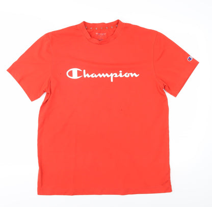Mens UK Size M Champion Red  T-Shirt