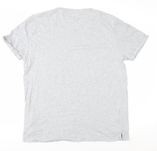 Tommy Jeans Men's Grey L Regular Fit T-Shirt