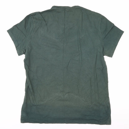 Jack Wills Men's Green M Cotton Crew Neck T-Shirt