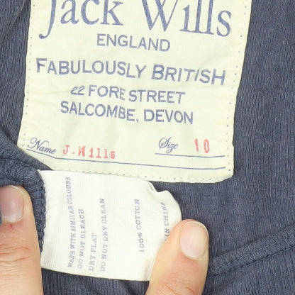 Jack Wills Women's Blue Tank Top Size 10